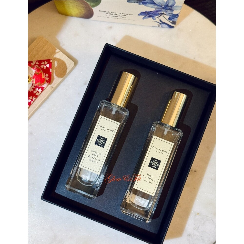 Jo Malone London Scent pairing English pear and Freesia and Wild Bluebell New